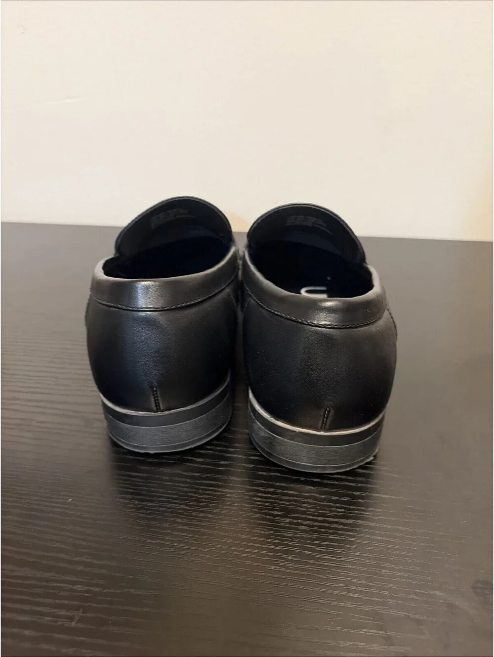 Calvin Klein Lathan 34F9274-BLK Mens Black Leather Loafers 7.5 [COPY] [COPY]